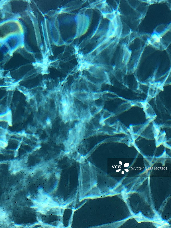 南加州美丽的蓝色泳池图片素材