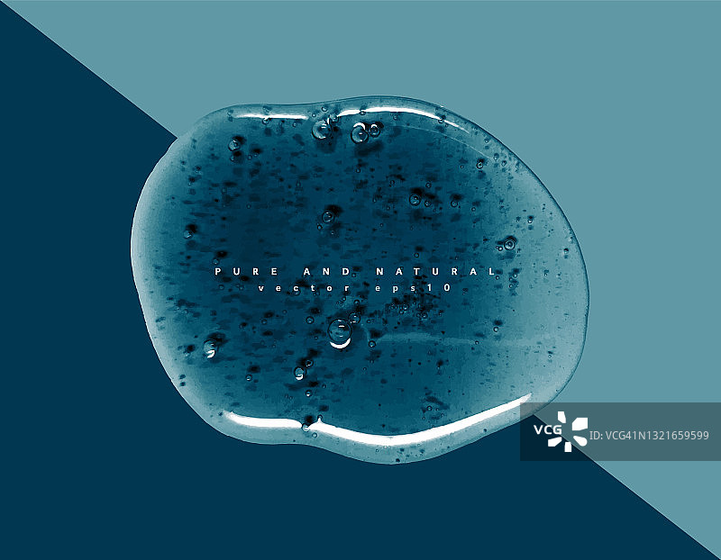 绿色化妆品凝胶质地背景矢量素材图片素材