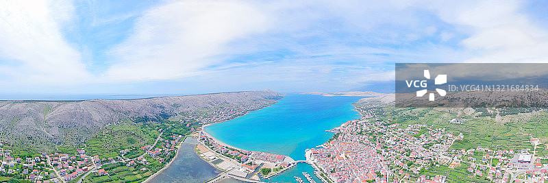 帕格村全景图片素材