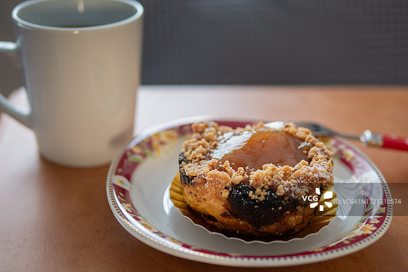 反烤苹果挞图片素材