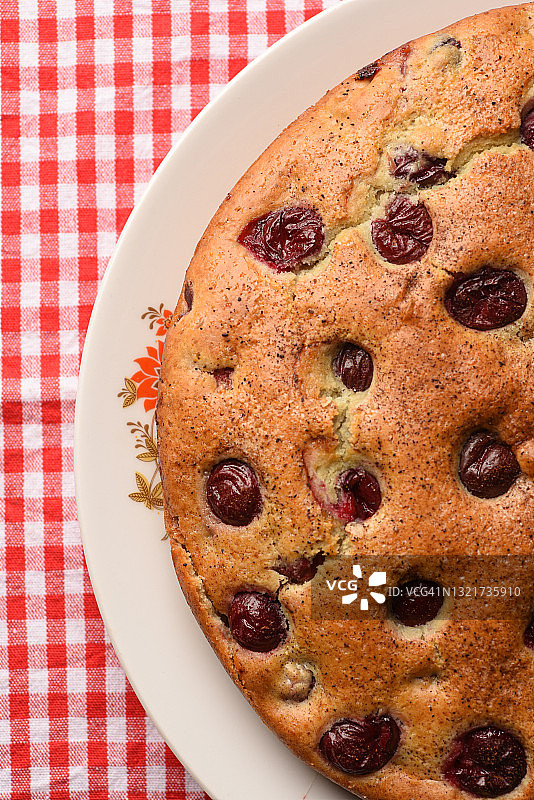 樱桃派特写图片素材