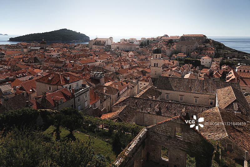 克罗地亚杜布罗夫尼克老城图片素材
