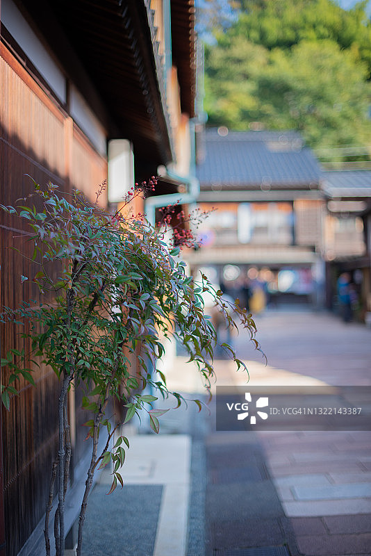 金泽市东茶屋街区图片素材