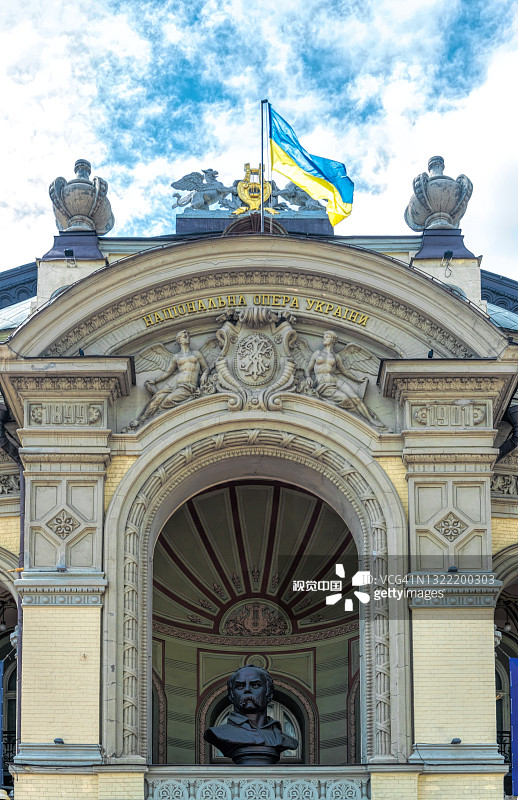 乌克兰国家歌剧院外墙图片素材