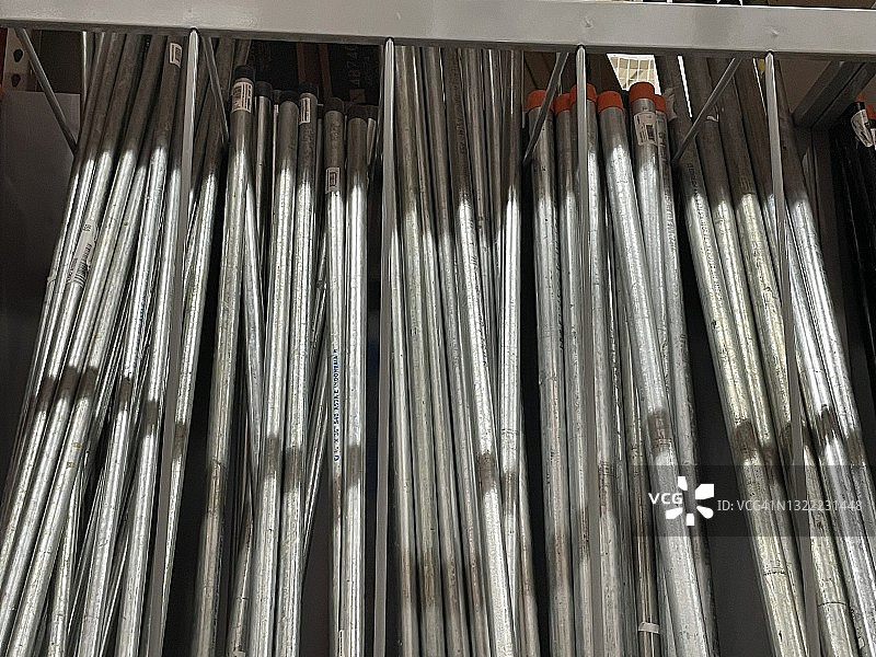 建筑用管道材料展示架图片素材