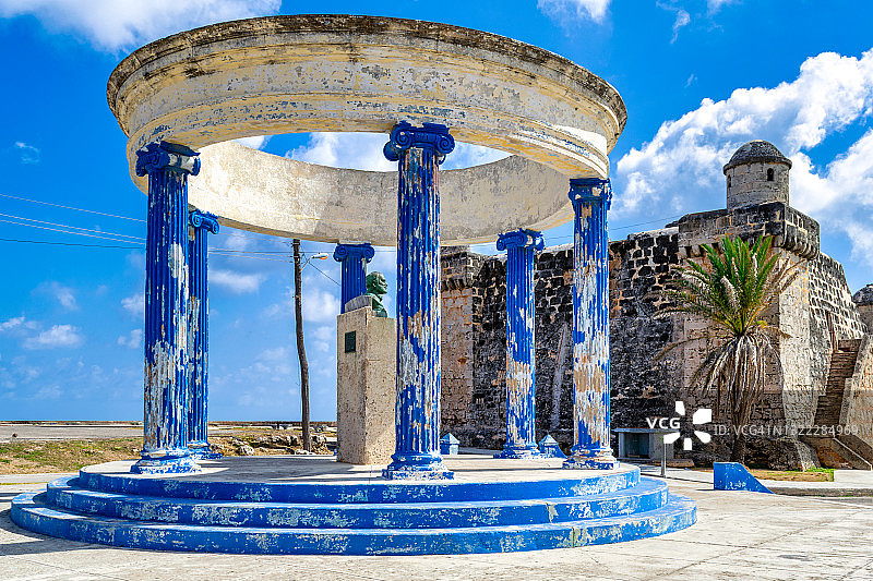 古巴哈瓦那的科希马尔镇图片素材