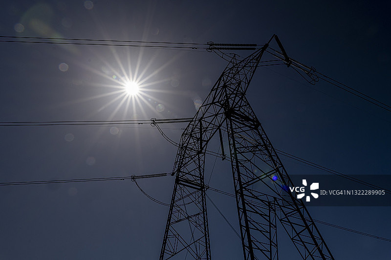 电力线路图片素材