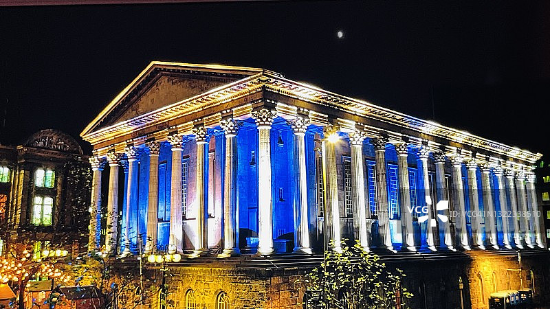 英国伯明翰维多利亚广场市政厅图片素材