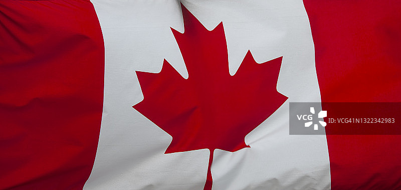 加拿大国旗特写图片素材
