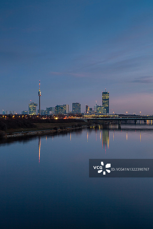 维也纳多瑙城图片素材