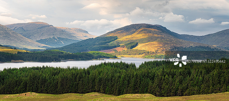 苏格兰西高地本·因弗维格的光线图片素材