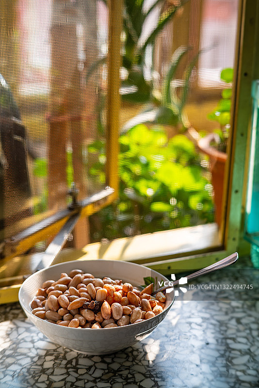 健康素食：煮花生图片素材