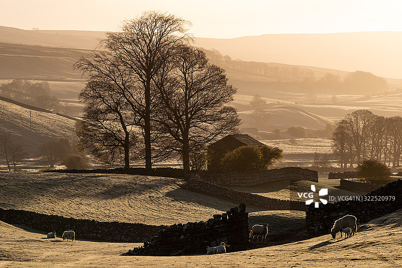 温斯利代尔日出图片素材
