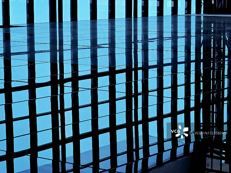 现代建筑内部抽象图片素材