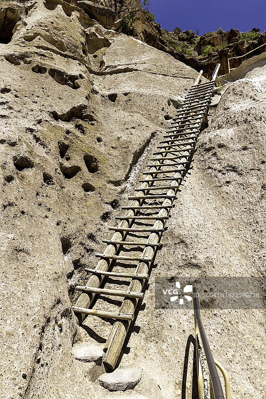 班德利尔国家纪念碑的木梯图片素材