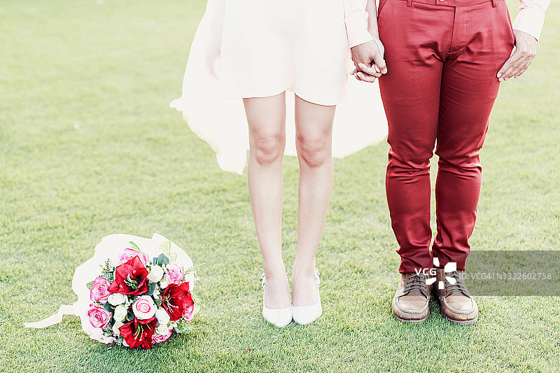 婚礼上的新娘新郎图片素材