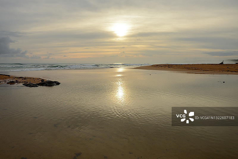 卢基约的萨巴纳河河口，波多黎各图片素材