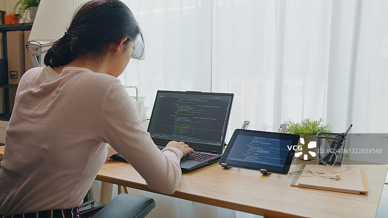 程序员视频通话编程指导图片素材