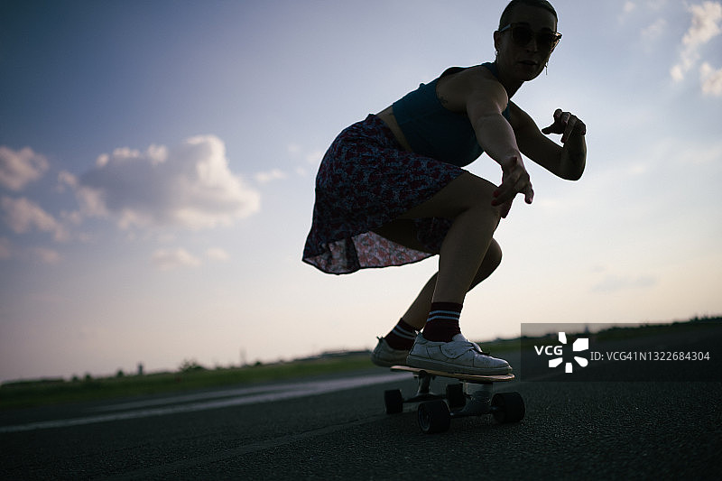 滑板者图片素材