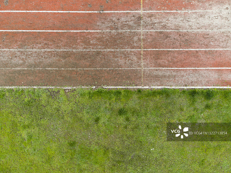 田径运动场航拍图图片素材