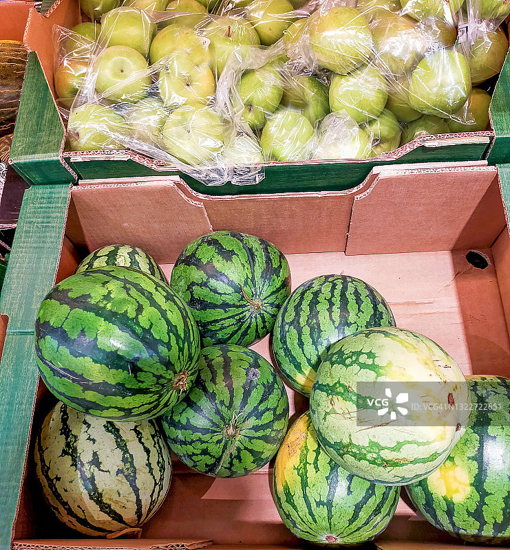 苹果和西瓜图片素材