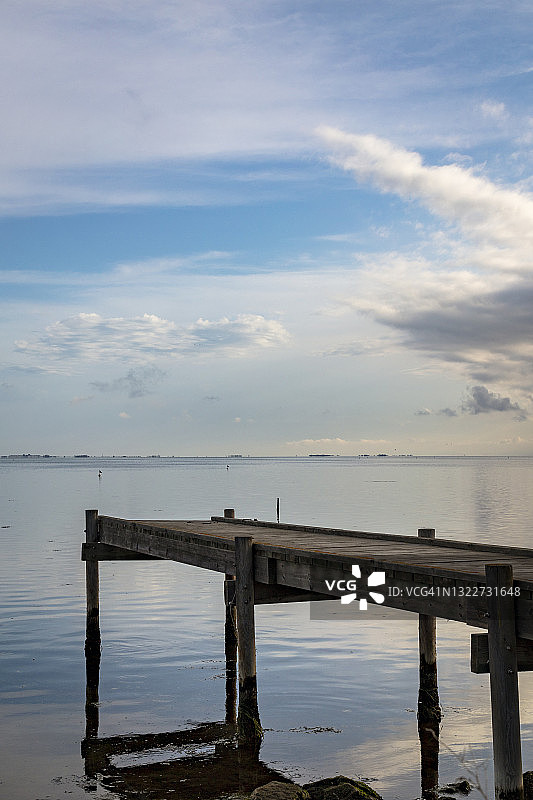 木制码头图片素材