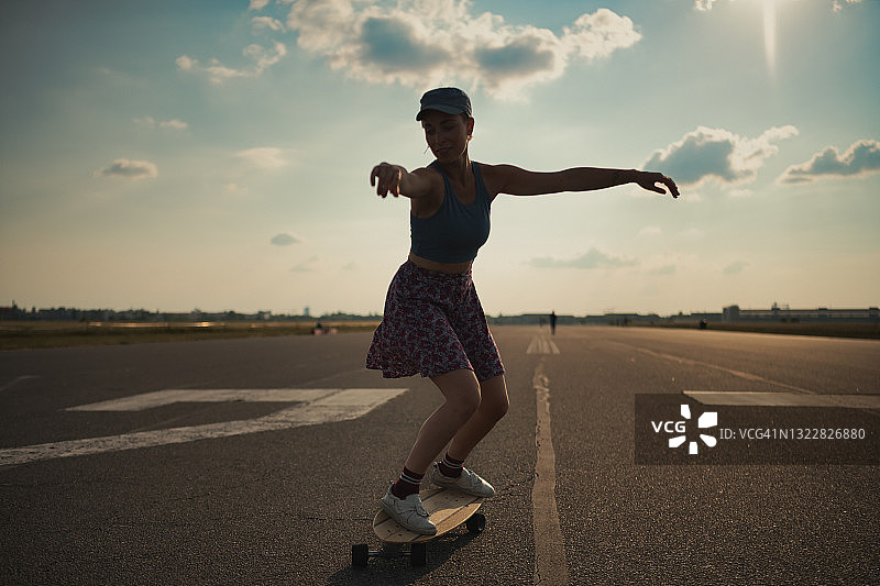 滑板者图片素材