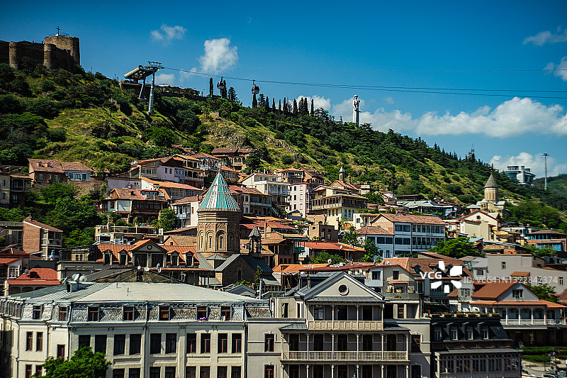 格鲁吉亚第比利斯老城区图片素材