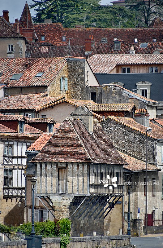 佩里格，克雷萨克镇守卫队的船图片素材