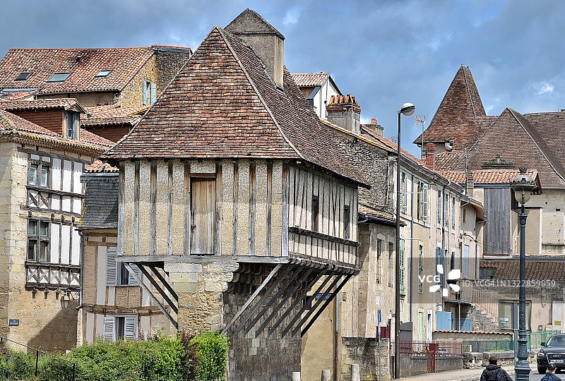 佩里格，克雷萨克镇守卫队的船图片素材