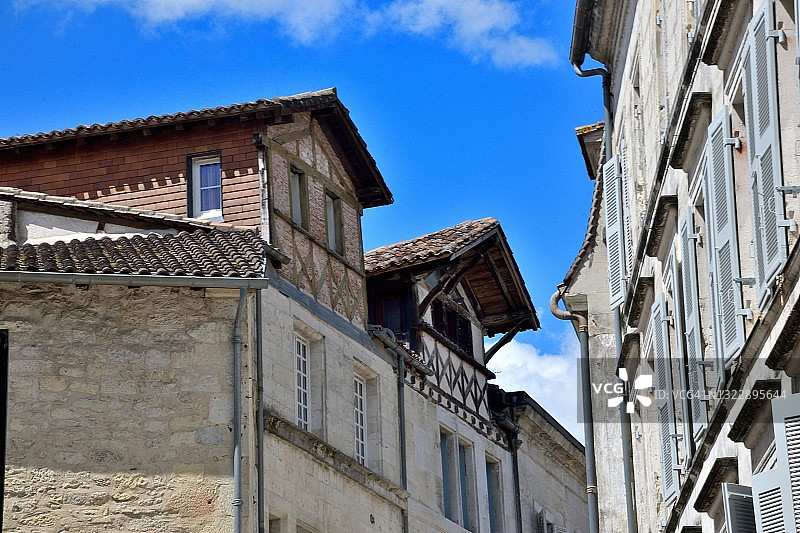 佩里格，中世纪房屋图片素材