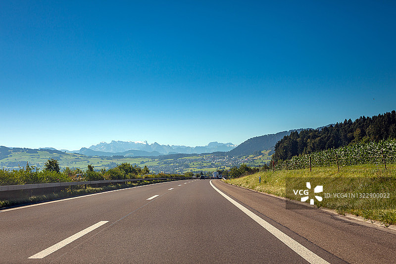 瑞士苏黎世州高速公路图片素材