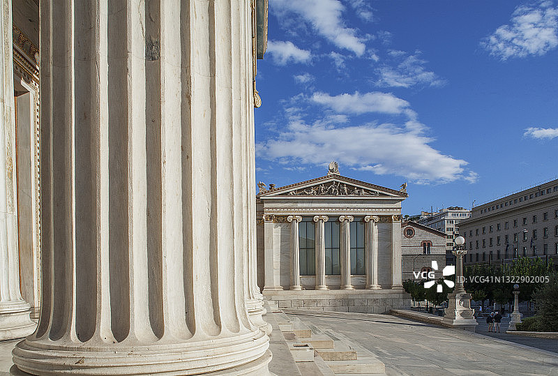 雅典学院图片素材