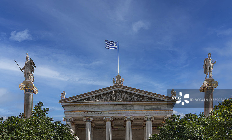 雅典学院图片素材