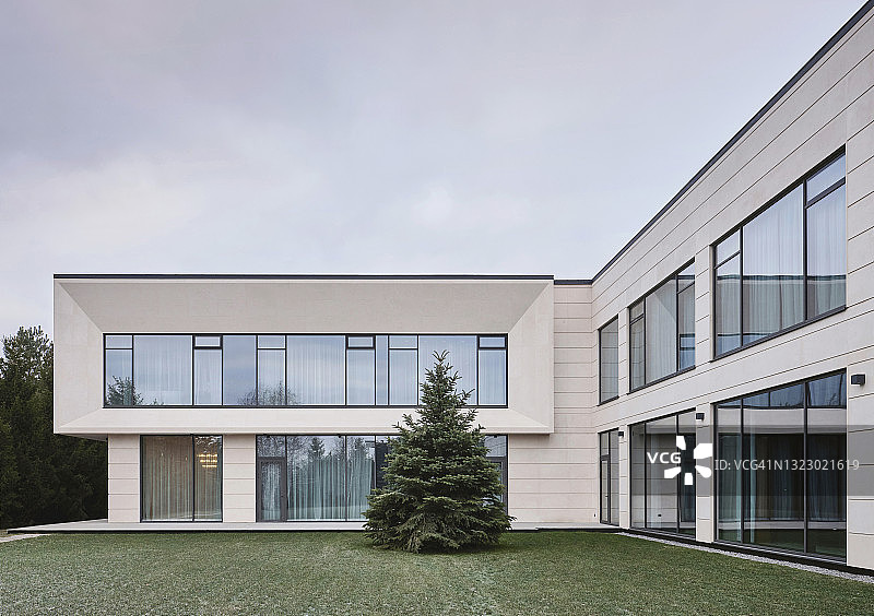 莫斯科附近的私人别墅图片素材