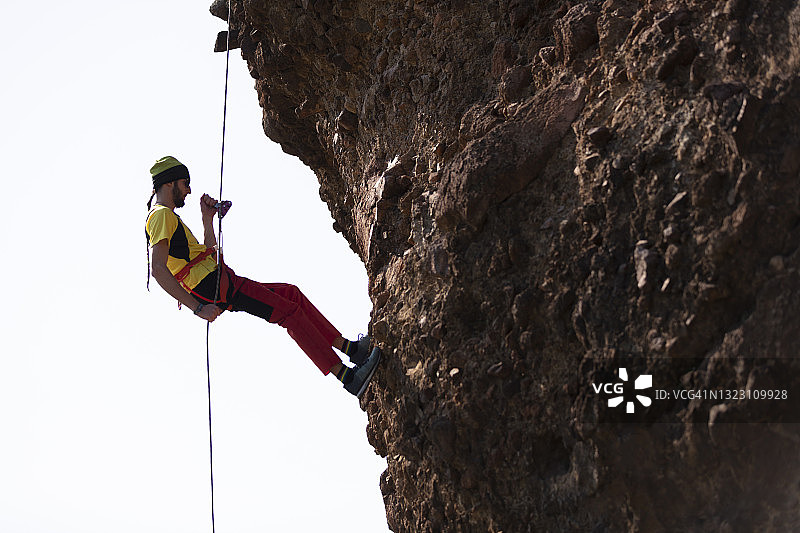 极限攀岩图片素材