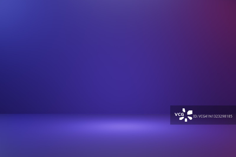 霓虹色调的空旷地板和墙壁背景图片素材