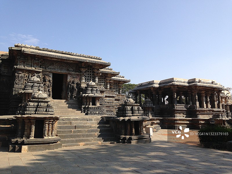 霍伊萨莱斯瓦拉神庙哈莱比杜图片素材