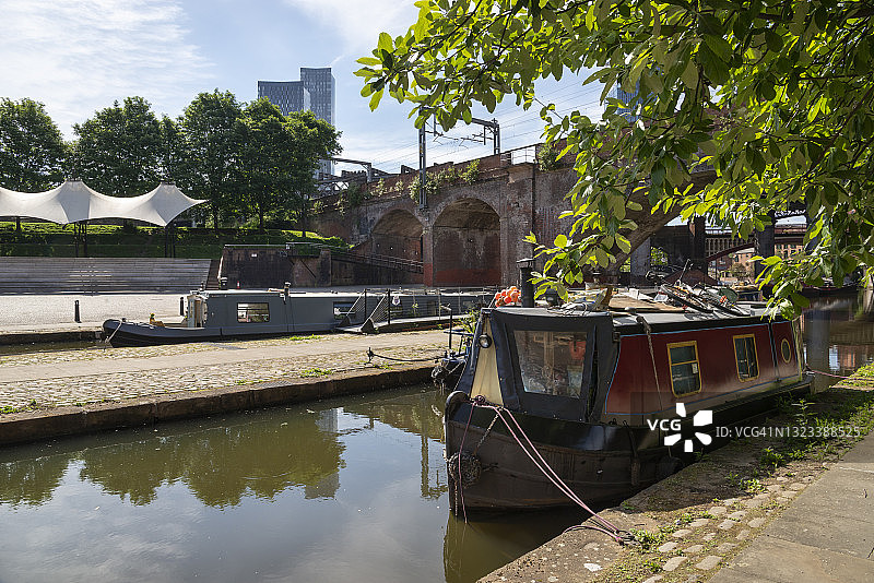 曼彻斯特卡 Castlefield Marina 码头（英国）图片素材