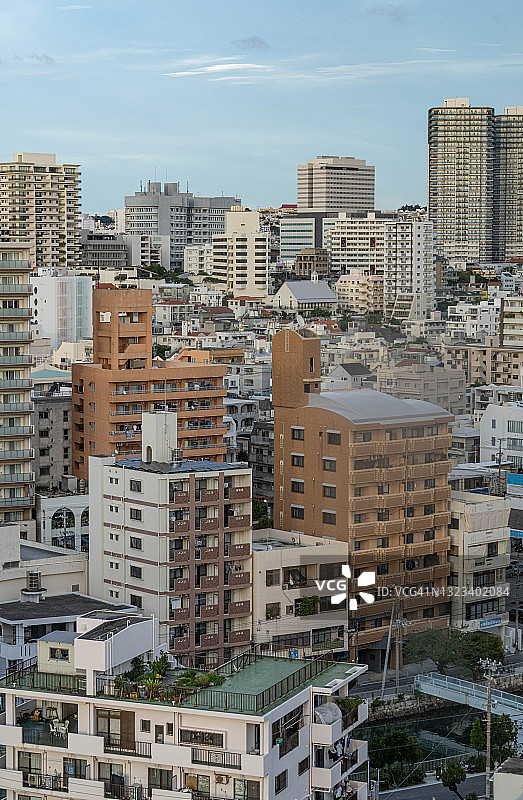 日本那霸市的住宅区图片素材