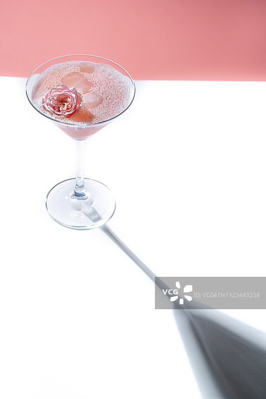 玫瑰鸡尾酒图片素材