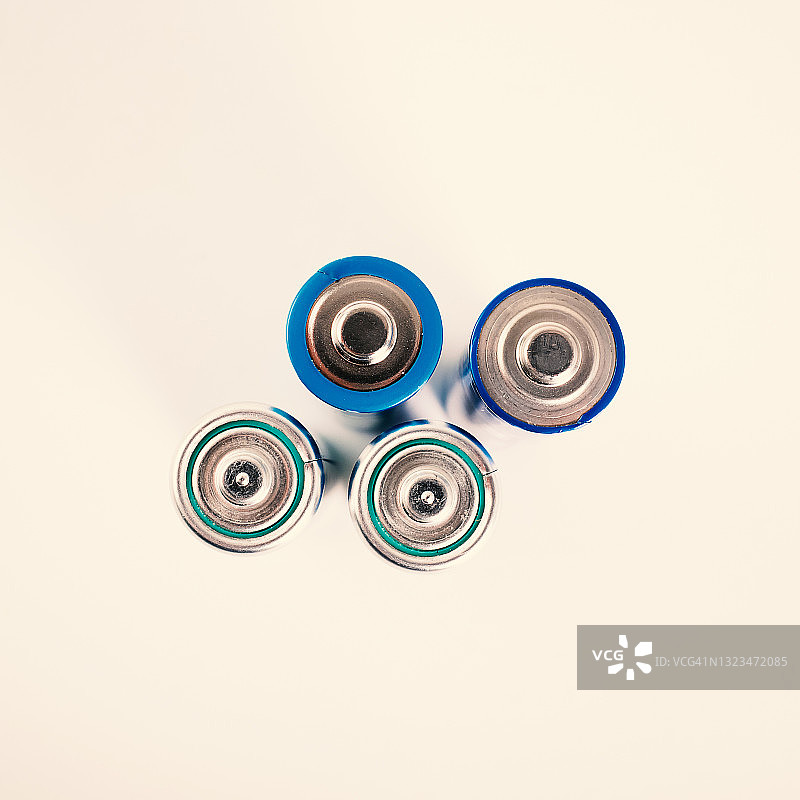 电池俯视图图片素材