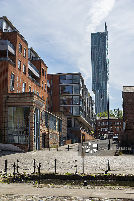 英国曼彻斯特城堡区比瑟姆塔图片素材