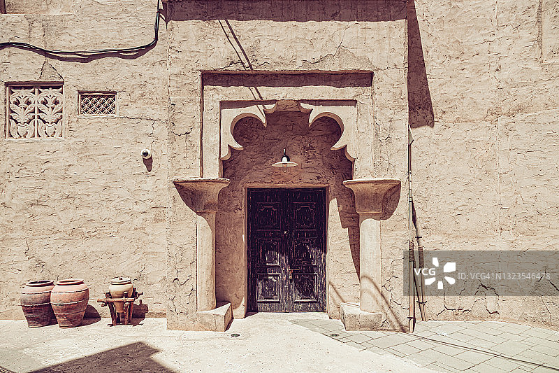 阿拉伯风格建筑入口图片素材