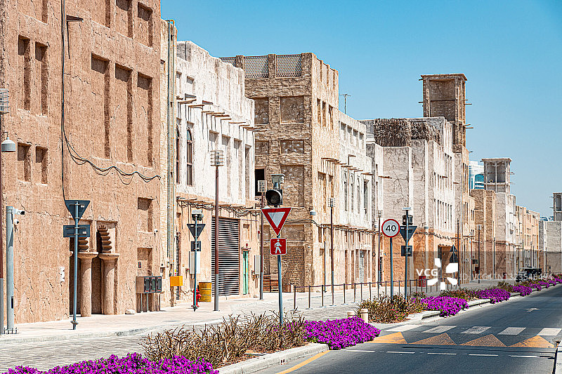 迪拜的Al Fahidi历史街区图片素材