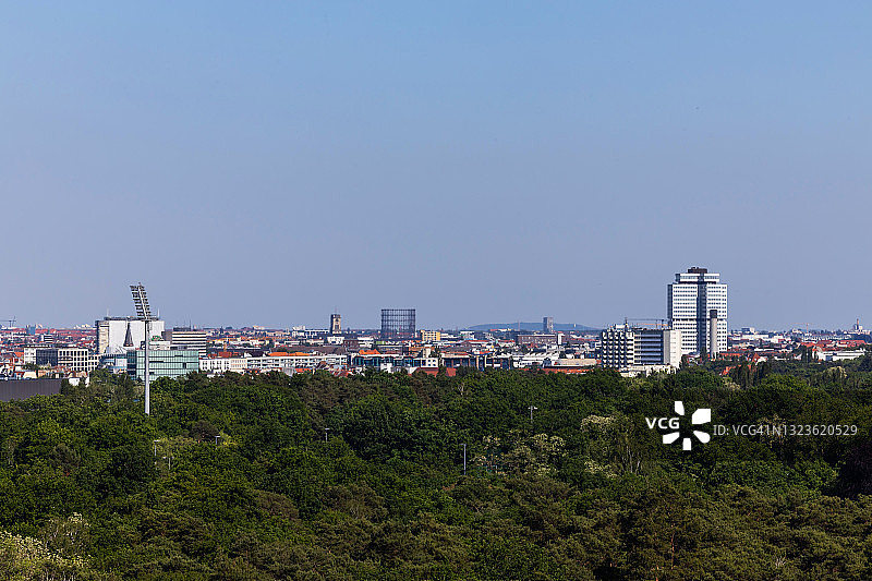 德国柏林维尔默斯多夫区天际线图片素材