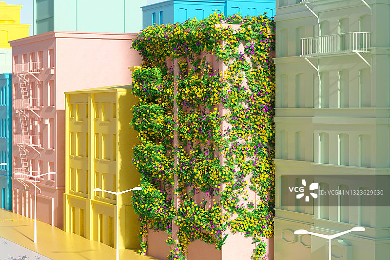 可持续发展的城市图片素材