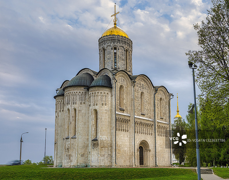 俄罗斯弗拉基米尔圣德米特里大教堂图片素材