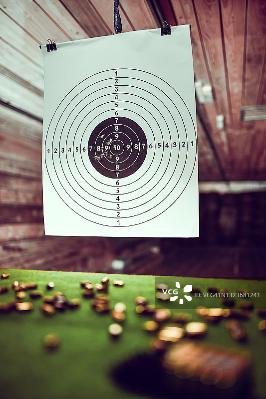 射击场上的目标，效果显著图片素材