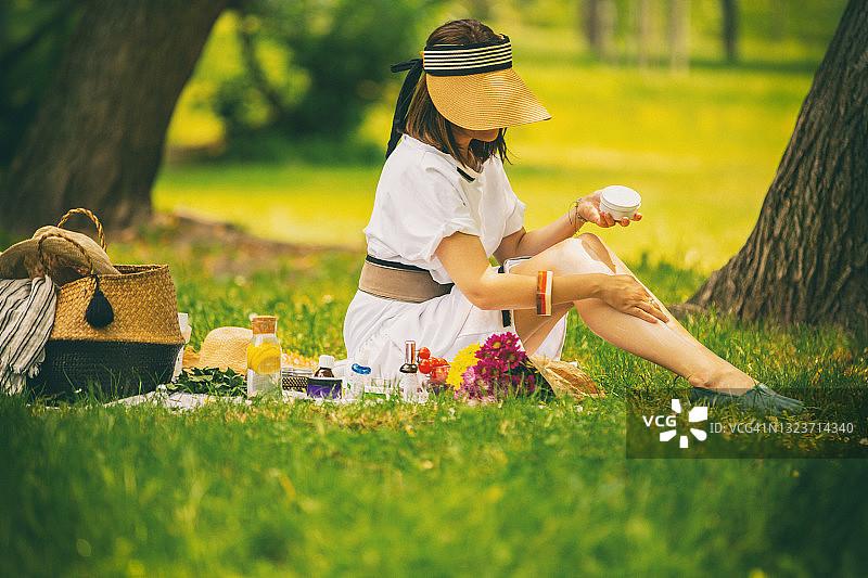 享受阳光图片素材